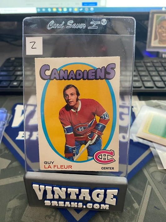 Guy LaFleur Rookie Pulled from 1971 O-Pee-Chee Pack by Vintage Breaks