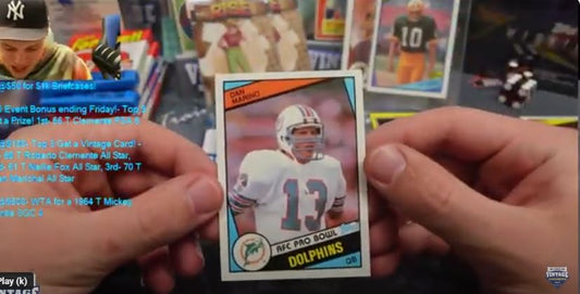 1984 Topps Dan Marino Rookie Card Pulled by Vintage Breaks