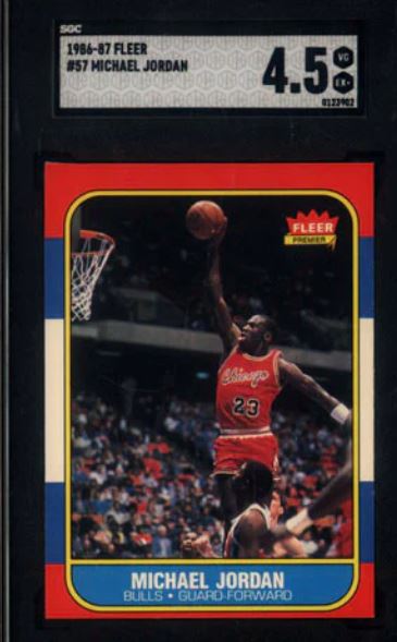 Michael Jordan Rookie Card Highlights 1986 Fleer Basketball Set Break