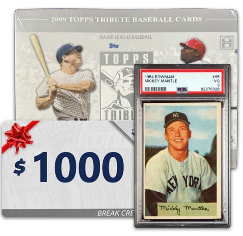 Win a 1954 Bowman Mickey Mantle and More in the Summer Find Event