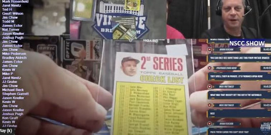 Vintage Breaks Opened a 1967 Topps Baseball Rack Pack at the National