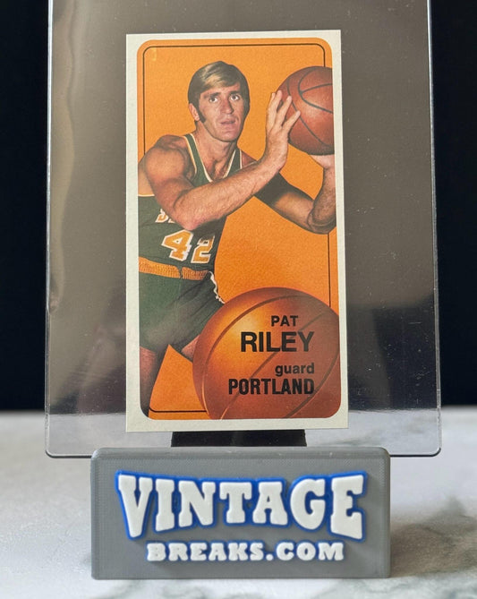 Pat Riley Rookie Card and Kareem Abdul-Jabbar Pulled from 1970 Topps Basketball Wax Pack