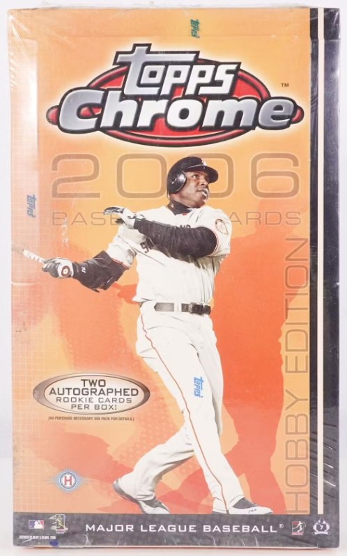 2006 Topps Chrome Baseball Hobby Box - Quick Rip! Personal Pack