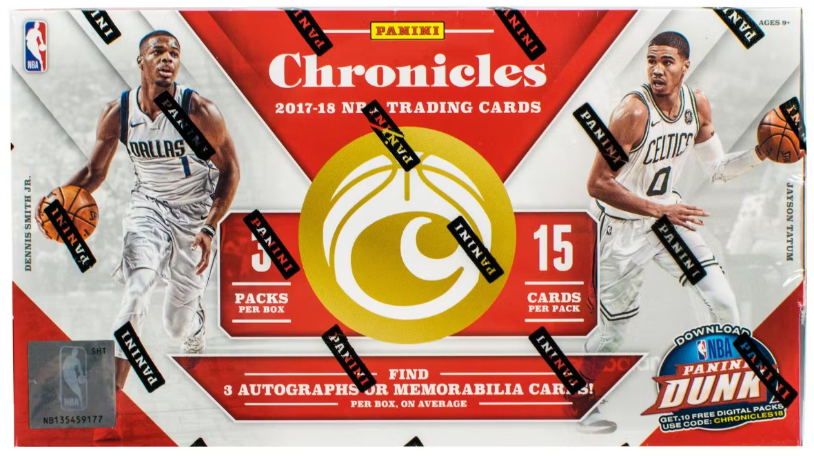 2017/18 Panini Chronicles Basketball Hobby Box 9 Spot Random Cards