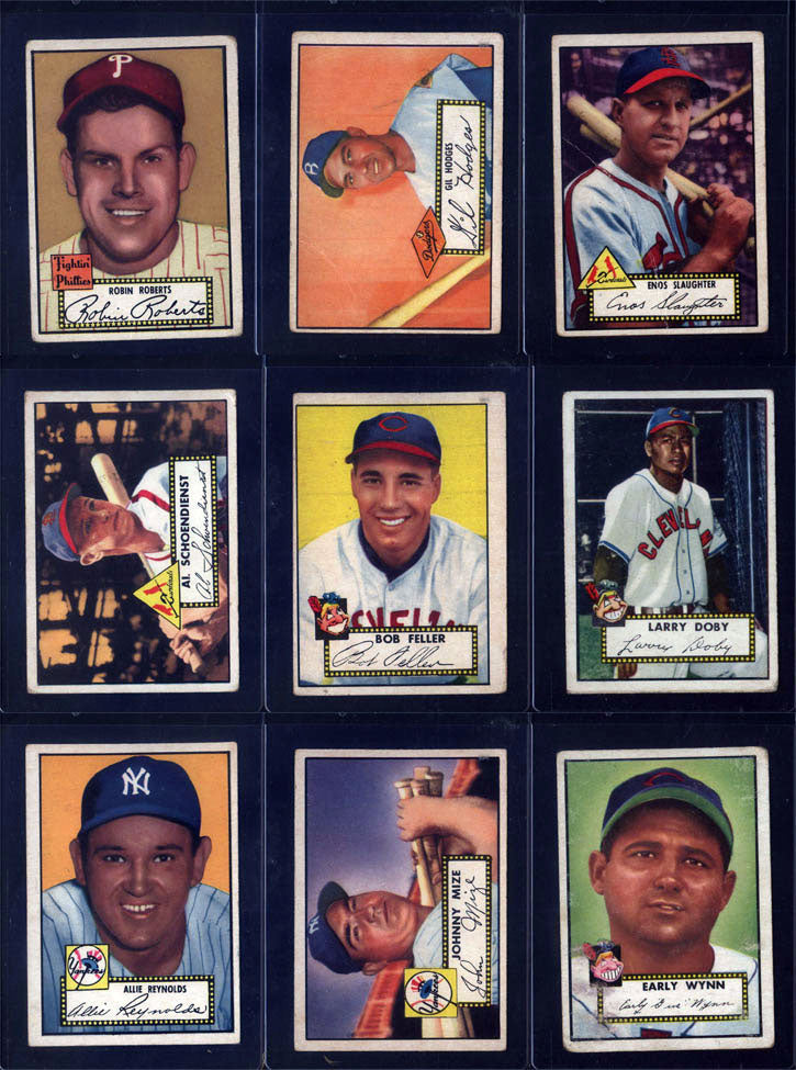 1952 Topps Baseball Near Set Break 300 Spot Random Card (Mickey Mantle PSA 1, Willie Mays PSA 2, Monte Irvin PSA 6, etc!)