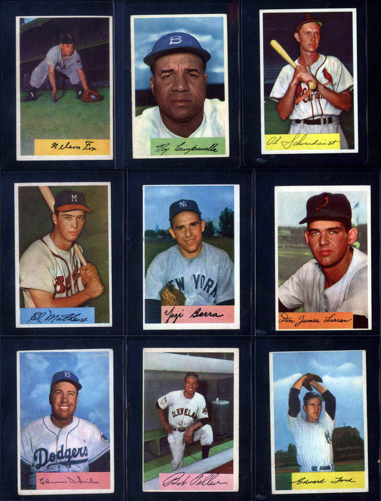 1954 Bowman Baseball Set Break 224 Spot Random Card (Mickey Mantle SGC 2, Willie Mays SGC 5, etc!)