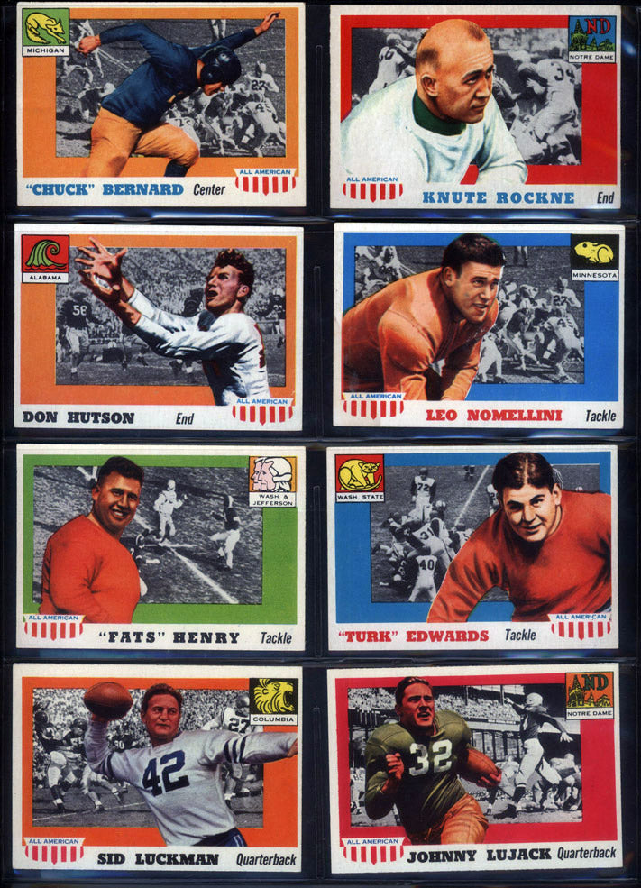 1955 Topps All American Set Break 100 Spot Random Card (Jim Thorpe SGC 3, The Four Horsemen SGC 4, Sammy Baugh SGC 7.5, Red Grange SGC 7, etc!)