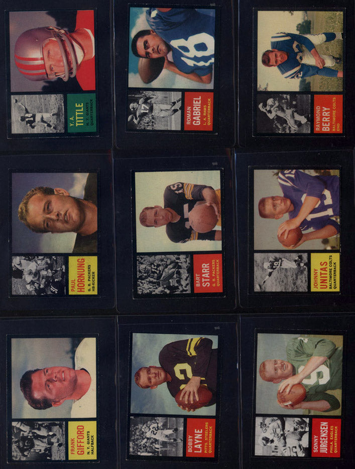 1962 Topps Football Set Break 176 Spot Random Card (Mike Ditka Rookie SGC 4.5, Fran Tarkenton Rookie SGC 6, Ernie Davis Rookie SGC 5, Jim Brown PSA 4, etc!)