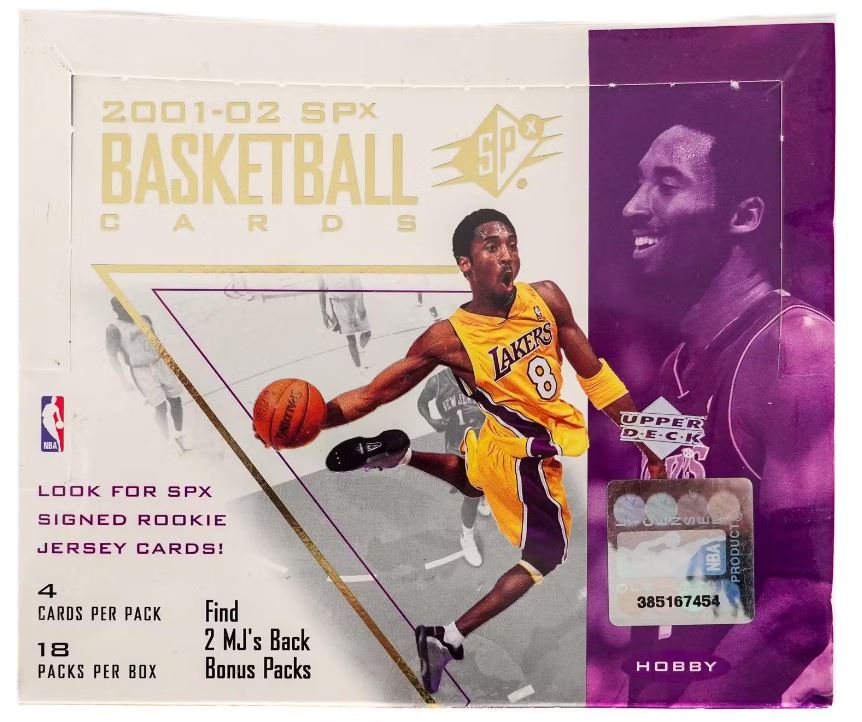 2001 Upper Deck SPX Basketball Box Break