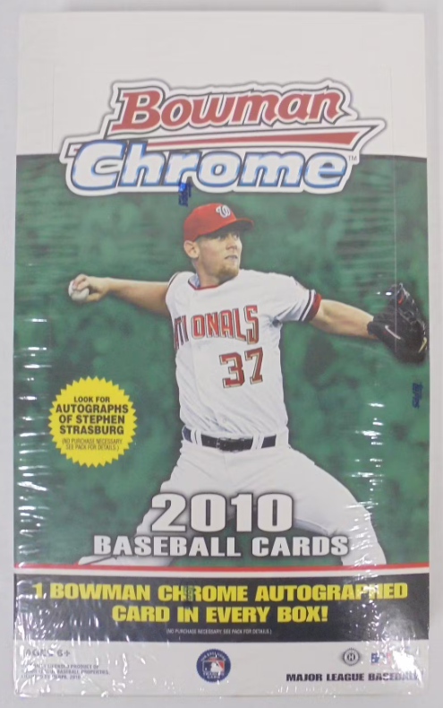 2010 Bowman Chrome Baseball Hobby Box Personal