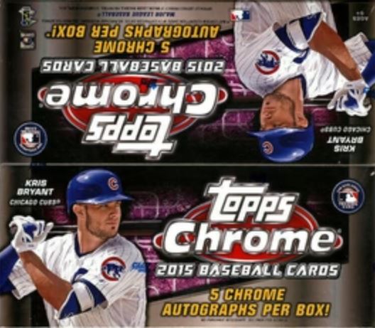 2015 Topps Chrome Jumbo Box Random Pack