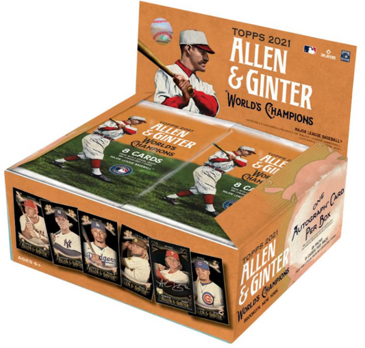 2021 Topps Allen & Ginter X Baseball Hobby Box 18 Spot Random Pack