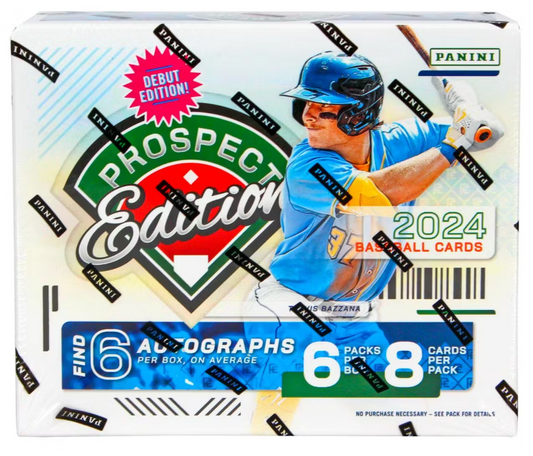 2024 Panini Prospect Edition Baseball Hobby Box Personal