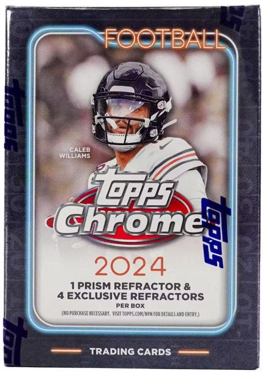 2024 Topps Chrome Football 7-Pack Blaster Box Personal