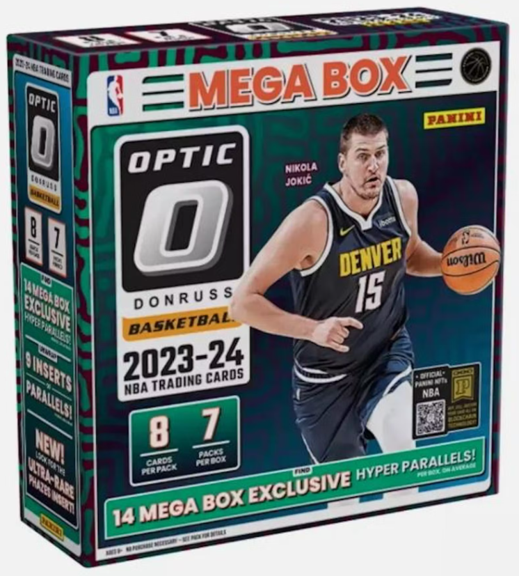 2024 Panini Donruss Optic Basketball Mega Box Personal (Hyper Pink Prizms)