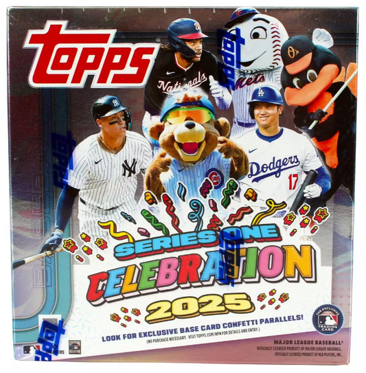 2025 Topps Series 1 Baseball Celebration Mega Box Personal