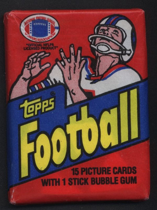 1982 Topps Football Wax Pack Personal