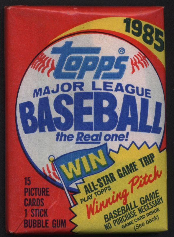 1985 Topps Baseball Wax Pack Personal – Vintage Breaks