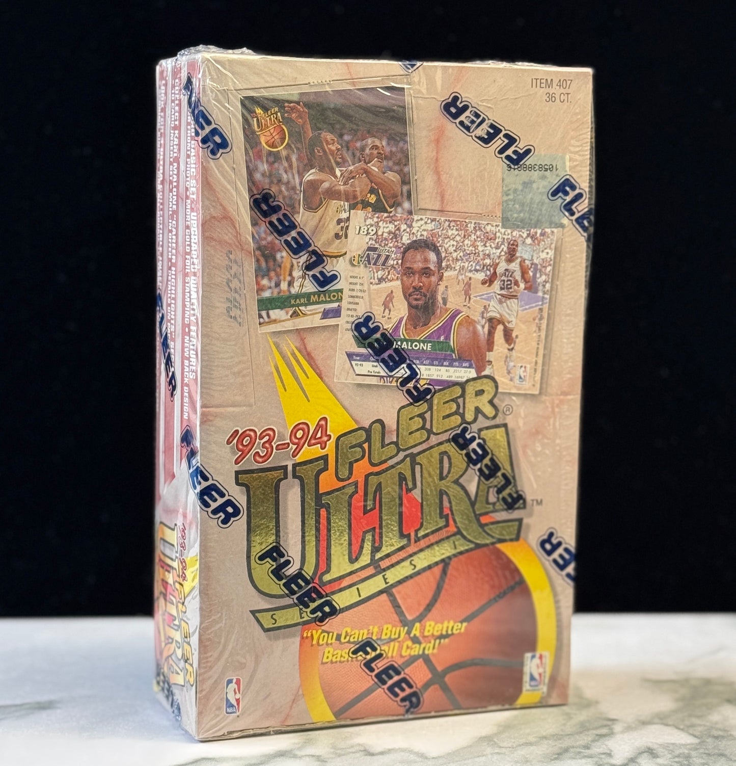 1993/94 Fleer Ultra Ser 1 Bsk Hobby Box - Quick Rip! Personal Pack