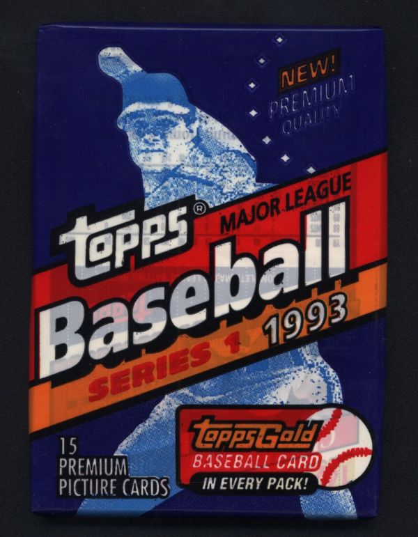 1993 Topps 1st Series Baseball Wax Pack PERSONAL Vintage Breaks