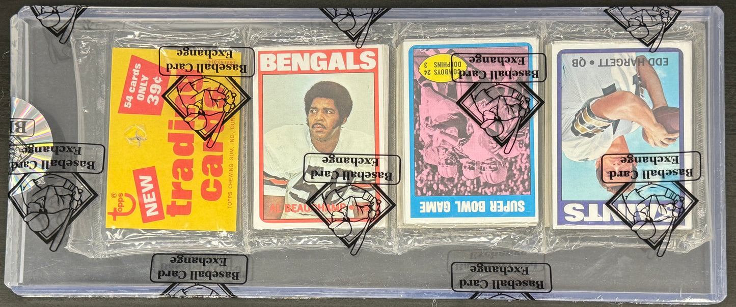 1972 Topps Football 2nd Ser Rack Pack 54 Spot Random Card Break