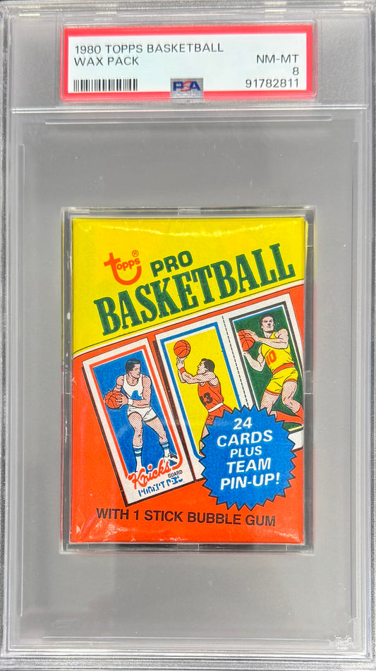 1980 Topps Basketball Wax Pack 8 Spot Random Card