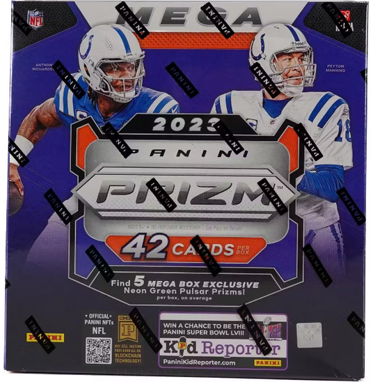 2023 Panini Prizm Football Mega Box Personal (Neon Green Pulsar Prizms!)