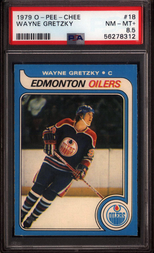 1979 OPC Hockey Set Break 396 Spot Random Card (Wayne Gretzky Rookie PSA 8.5!)