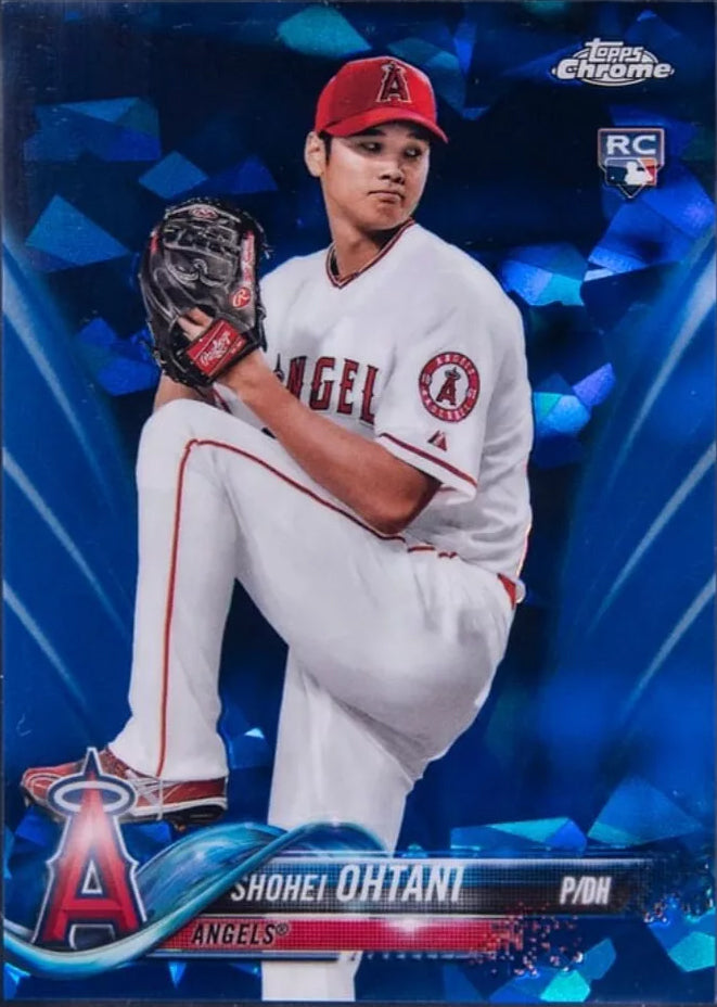 2018 Topps Chrome Sapphire Baseball Box 106 Spot Random Card (Possible Ohtani & Acuña Rookie Auto)