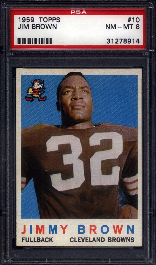 1959 Topps Football Set Break 176 Spot Random Card (Jim Brown 2nd Year PSA 8, etc!)